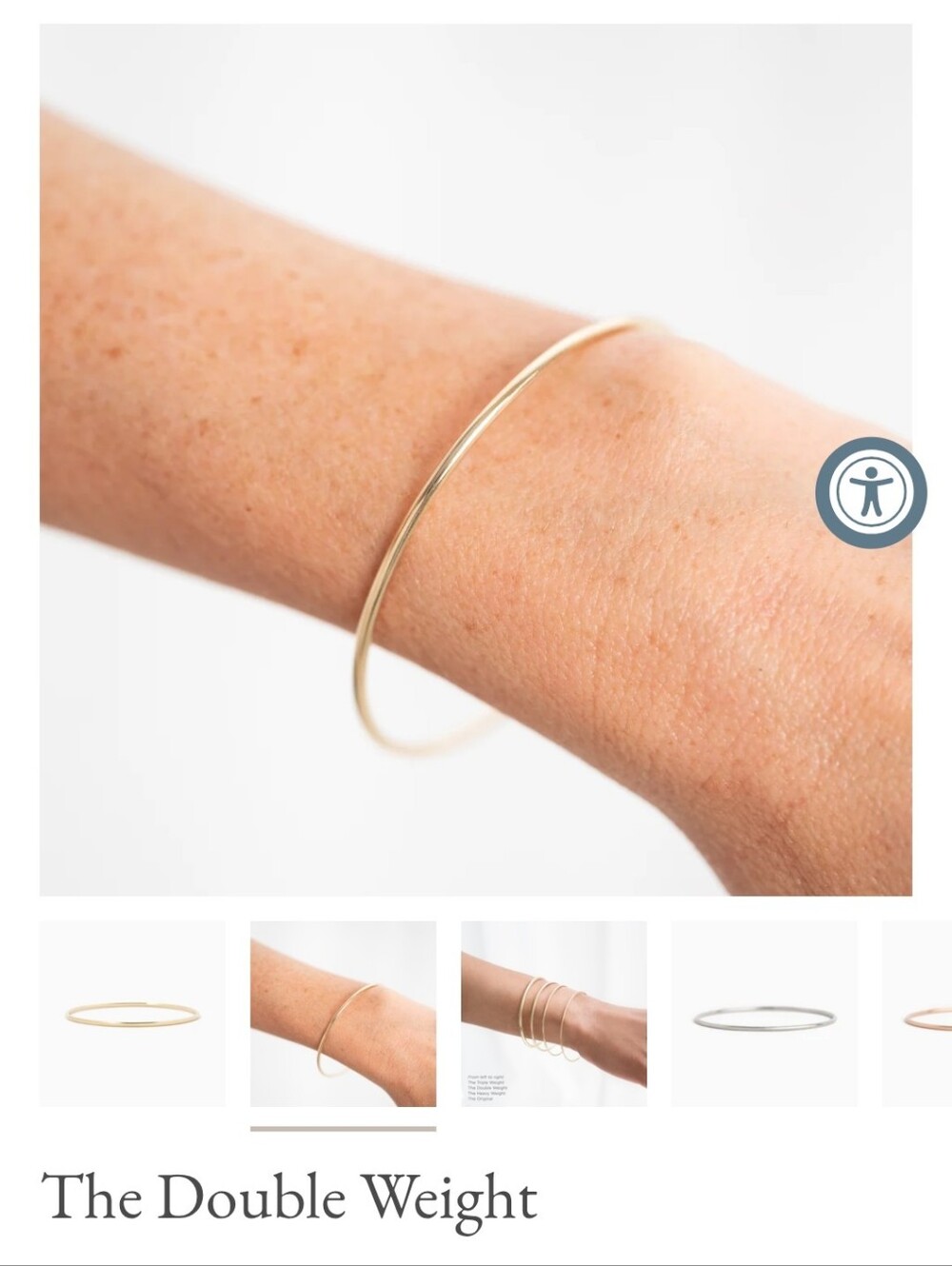 Yearly Co Double Weight Bangle